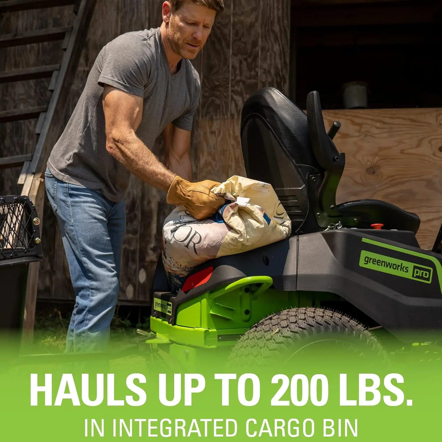 PRO 80V 42” Electric Zero Turn Lawn Mower Includes (6) 5.0Ah Batteries and (3) Dual Port Turbo Chargers Garden Tool