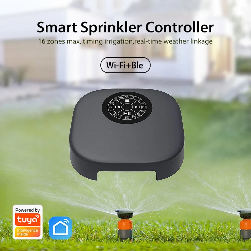 WiFi Sprinkler Controller Gardening Intelligent Irrigation Timer 16 Zones Automatic Watering Device For Alexa Google Home