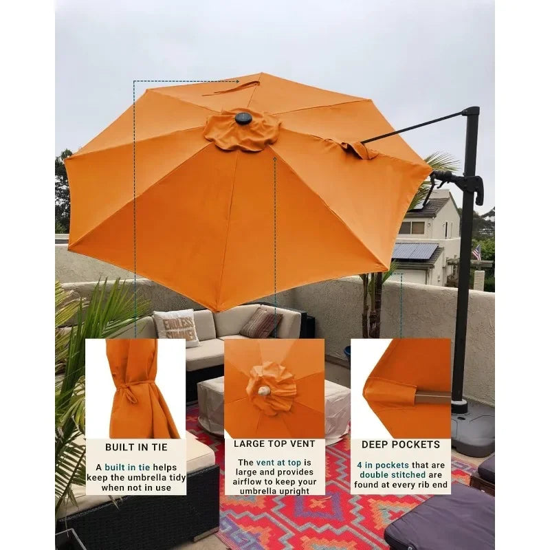TOP ONLY Cantilever Umbrella Canopy