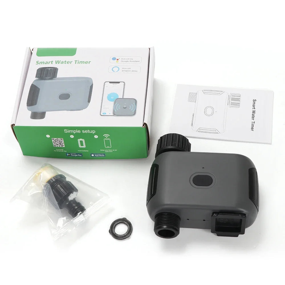 Bluetooth Garden Water Timer, Programmable Automatic Sprinkler Drip Irrigation Valve, Smart Controller